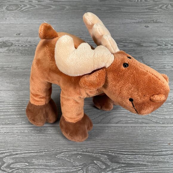 Mary Meyer Mugsy Moose Plush Brown Floppy Wildlife Forest Stuffed Animal NEW - Picture 5 of 12